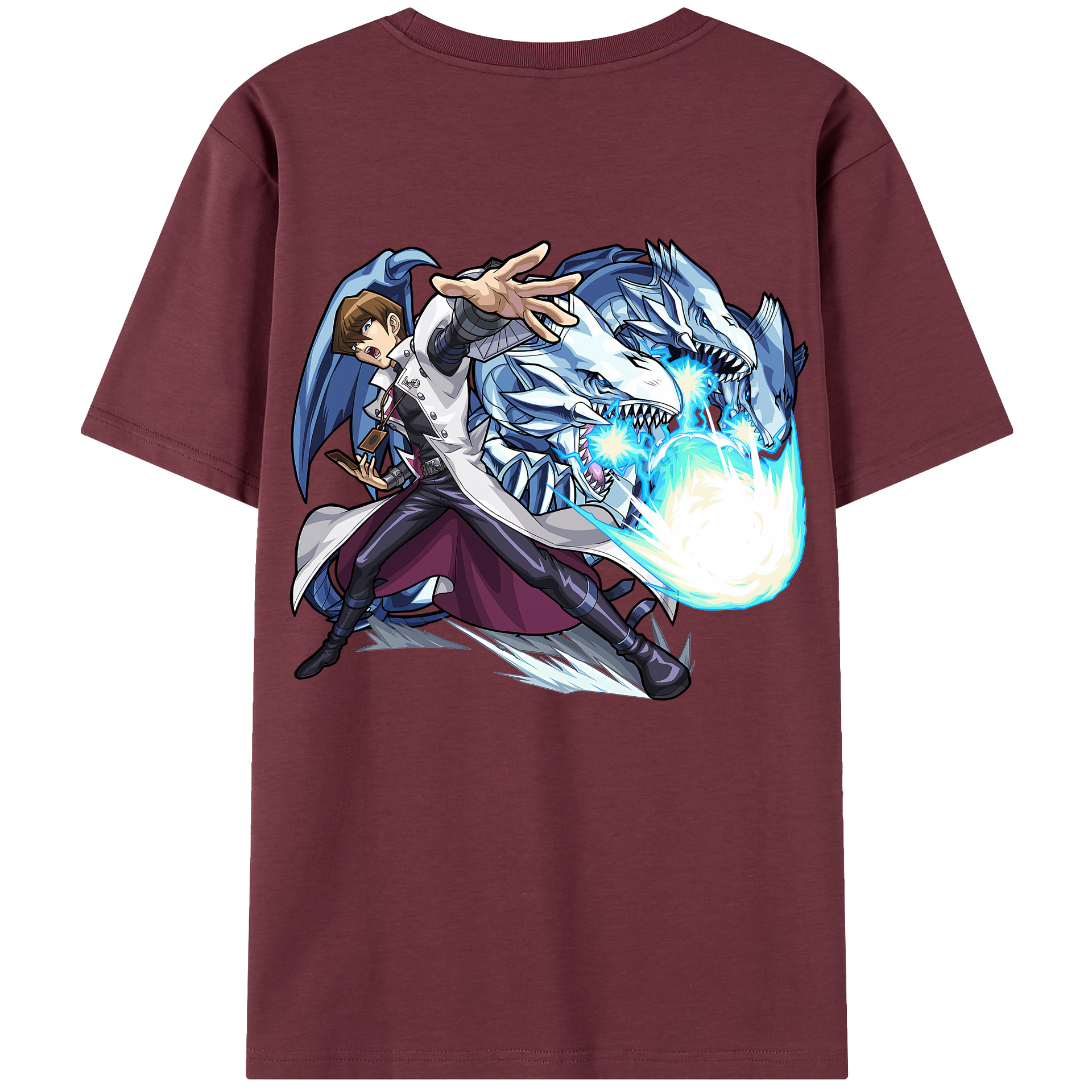 （画像用） 遊☆戯☆王 Yu-Gi-Oh! 綿100％半袖Tシャツ（背面プリント）
